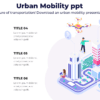 Urban Mobility ppt - Explore the future of transportation! Download an urban mobility presentation template.