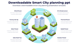 Downloadable Smart City planning ppt - Download a downloadable Smart City planning presentation template.