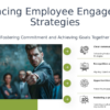 Professional PowerPoint template for employee engagement and objectives with cultural alignment presentation slides available for download.