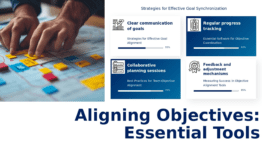 PowerPoint template featuring tools for aligning objectives in a professional presentation with effective team alignment templates.