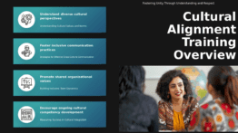 Professional PowerPoint template for training for cultural alignment, featuring effective team training presentation slides for strategic goals.