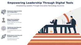 Professional PowerPoint template for Digital Tools for Leadership Growth featuring effective talent management slide deck designs.