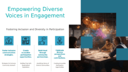 Professional PowerPoint template for engaging underrepresented groups with customizable slides for diversity and inclusion presentations.