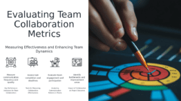 Professional PowerPoint template for analyzing team collaboration metrics in a ppt presentation focused on team performance metrics.