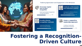 Professional PowerPoint template for building a recognition culture with motivating team recognition slides and employee acknowledgment design.