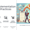 PowerPoint template for MDM Implementation Best Practices, offering professional presentation ideas for mobile device management solutions deck