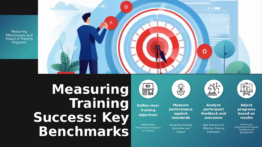 Professional PowerPoint template for benchmarking training success, featuring training results analysis slides and metrics evaluation tools.