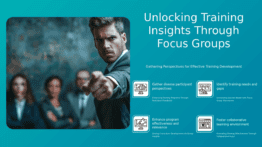 PowerPoint template for Focus Groups for Training Insights with professional presentation ideas and effective training needs analysis tools