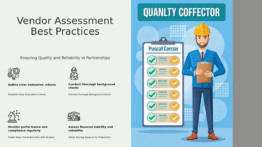 PowerPoint template for Best Practices for Vendor Assessment to create professional vendor management presentation design.