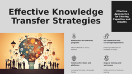 Professional PowerPoint template for Knowledge Transfer Strategies with informative ppt slides and effective knowledge transfer presentation slides