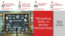 PowerPoint template for risk management in vendor relations, featuring professional presentation ppt slides and vendor performance tracking.