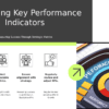 PowerPoint template for identifying key performance indicators in a professional presentation or investor pitch deck template.