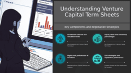 PowerPoint template for Venture Capital Term Sheets, designed for a professional presentation with investor pitch deck slides and valuation techniques.