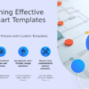 PowerPoint template for creating flowchart templates to design visual workflows in PowerPoint and enhance professional presentations