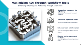 Professional PowerPoint template for maximizing ROI with workflow tools using effective ppt slides for workflow management presentation