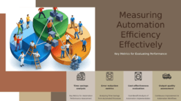 Professional PowerPoint template for Measuring Automation Efficiency, perfect for process automation presentation design and task efficiency analysis.