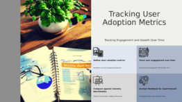 PowerPoint template for measuring user adoption rates with professional presentation slides and user adoption metrics PowerPoint tools.