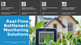 PowerPoint template for Real-Time Bottleneck Monitoring Tools to create a professional presentation on workflow analysis tools