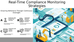 Professional PowerPoint template for real-time compliance monitoring with customizable ppt slides and regulatory compliance design.