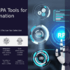 PowerPoint template for choosing RPA tools for automation, ideal for professional presentations and workflow automation slides