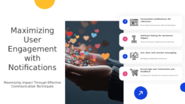 Professional PowerPoint template for user engagement strategies for notifications, featuring automated notifications presentation and scheduling reminders PowerPoint slides.