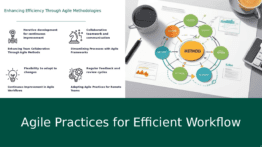 Professional PowerPoint template for Agile Practices for Workflow, featuring workflow optimization presentation design and continuous improvement presentation slides.