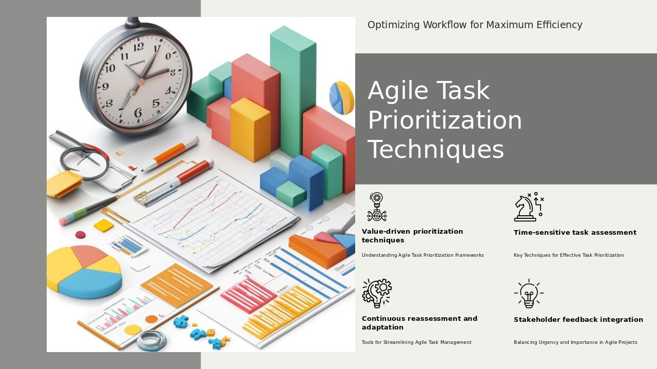 Professional PowerPoint template for Agile Task Prioritization Methods with effective task management slides and download ppt options.