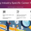 Industry-Specific Pathways PowerPoint template for professional presentation on workforce development and career pathway graphics.