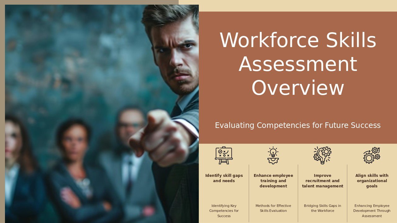 PowerPoint template for Workforce Skills Assessment with professional presentation features and customizable ppt slides.