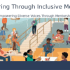 Inclusive Mentorship Programs PowerPoint template for a professional presentation on workplace diversity and employee inclusion initiatives