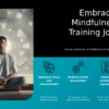 Professional PowerPoint template for mindfulness training sessions featuring slides for workplace wellness presentations and employee programs.