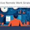 PowerPoint template showcasing Remote Work Best Practices for a professional presentation on effective work-life balance visuals